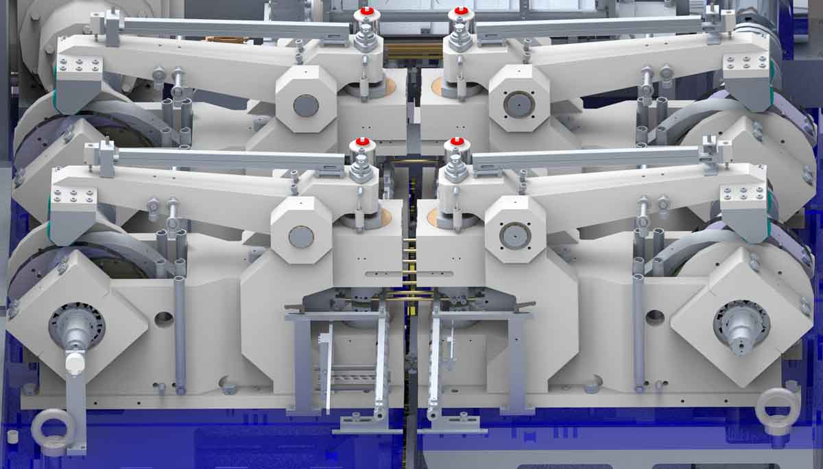 Cold-forming replaces multi-step manufacturing processes. Our synchronous machines form both ends simultaneously. Both hollow ends stay perfectly aligned with each other.
